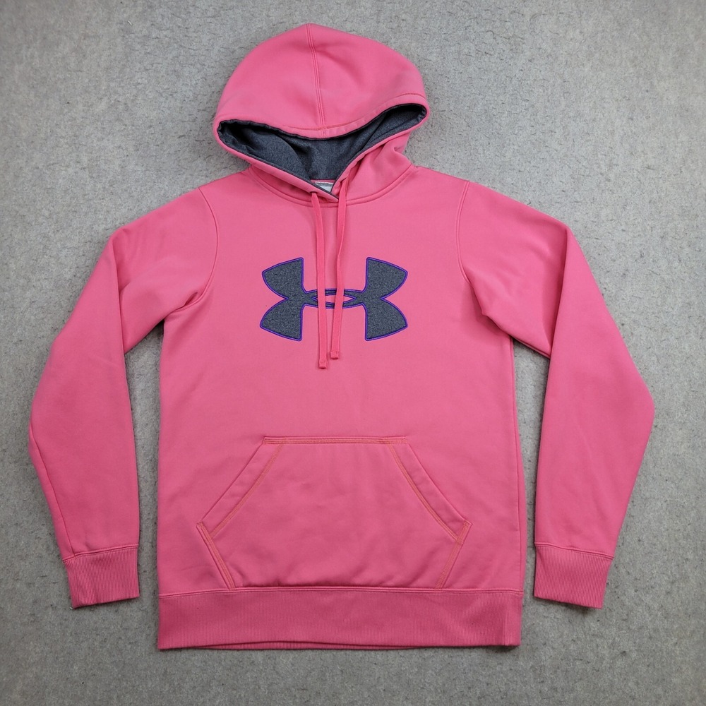 Under Armour Women's Size Small Pullover Hoodie Storm Hot Pink Long Sleeve